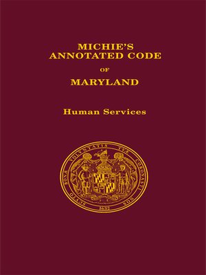 cover image of Michie's Annotated Code of Maryland